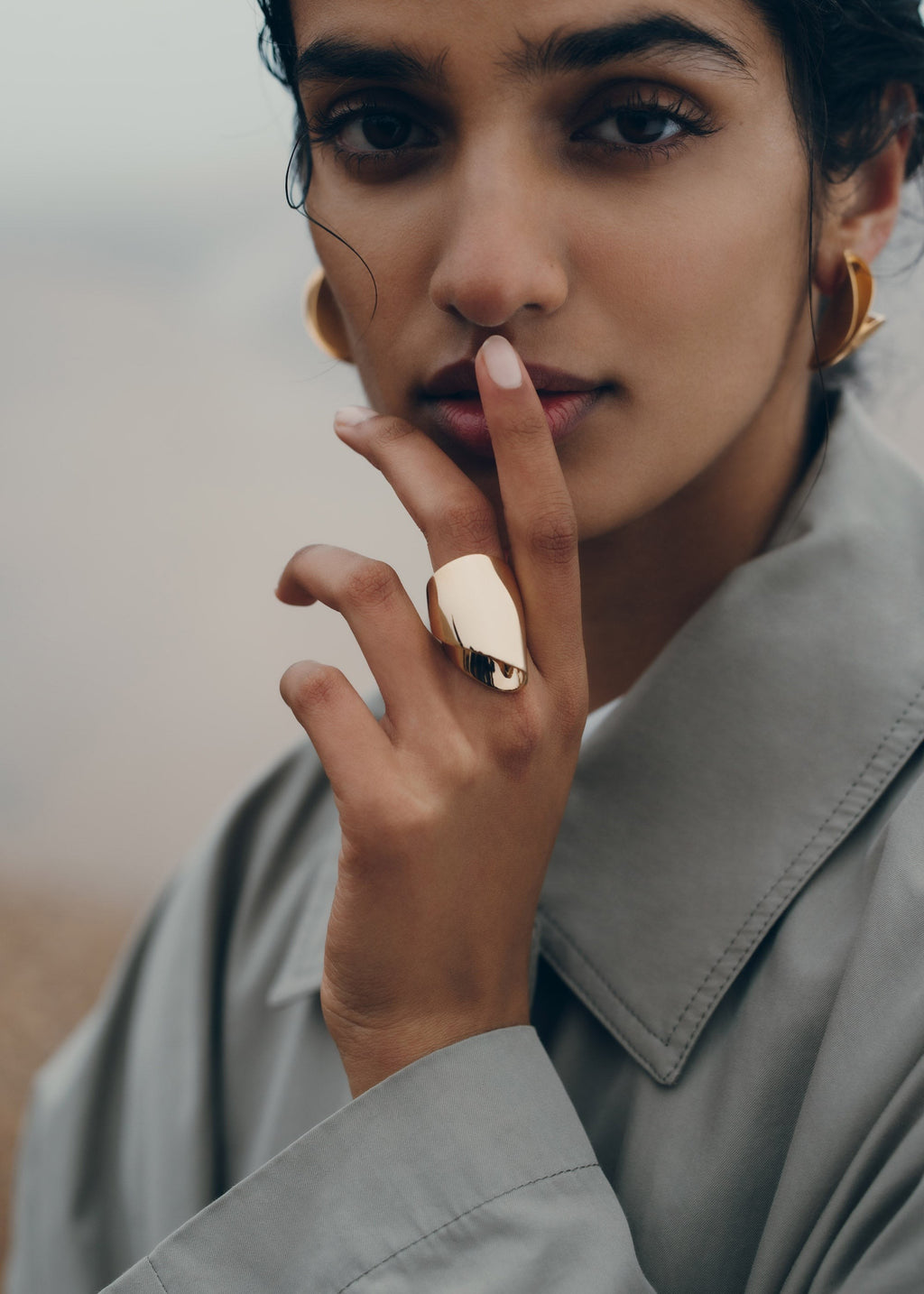Ring - 24 carat gold gilded