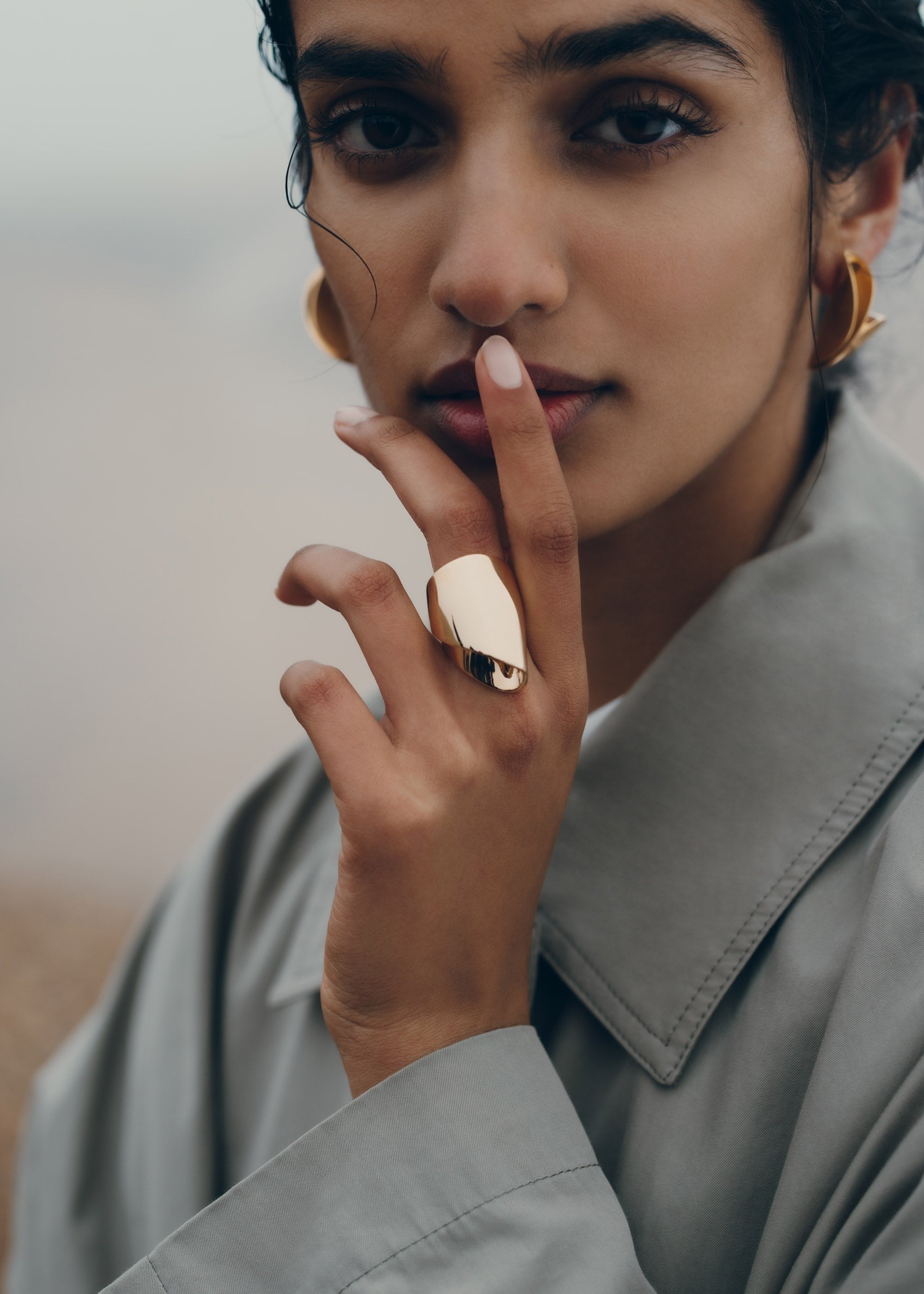 Ring - 24 carat gold gilded