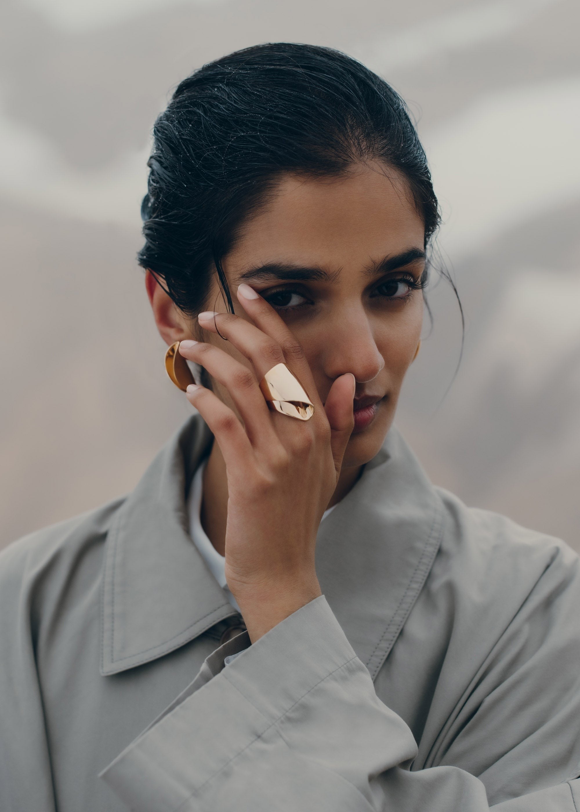 Ring - 24 carat gold gilded