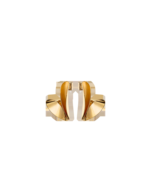 Earrings - 24 carat gold gilded