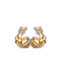 Earrings - 24 carat gold-gilded