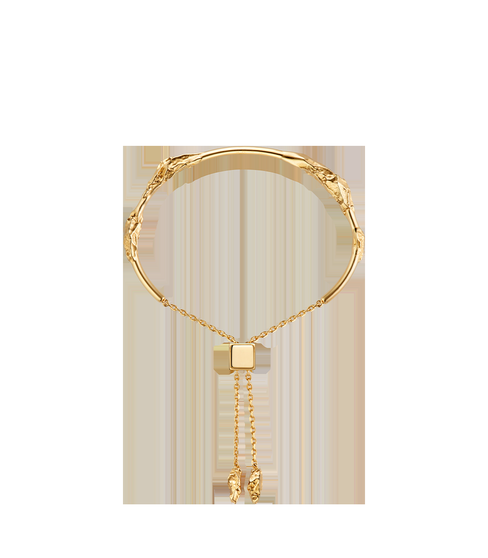 Bangle - 24 carat gold gilded