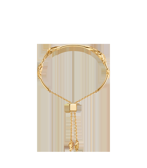Bangle - 24 carat gold gilded