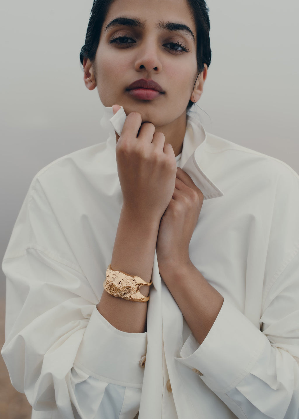 Cuff - 24 carat gold gilded