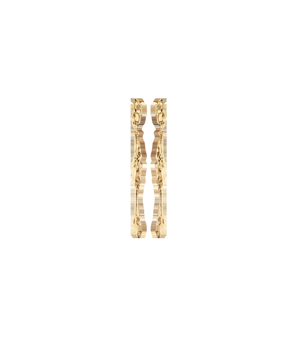 Drop Earrings - 24 carat gold-gilded edition