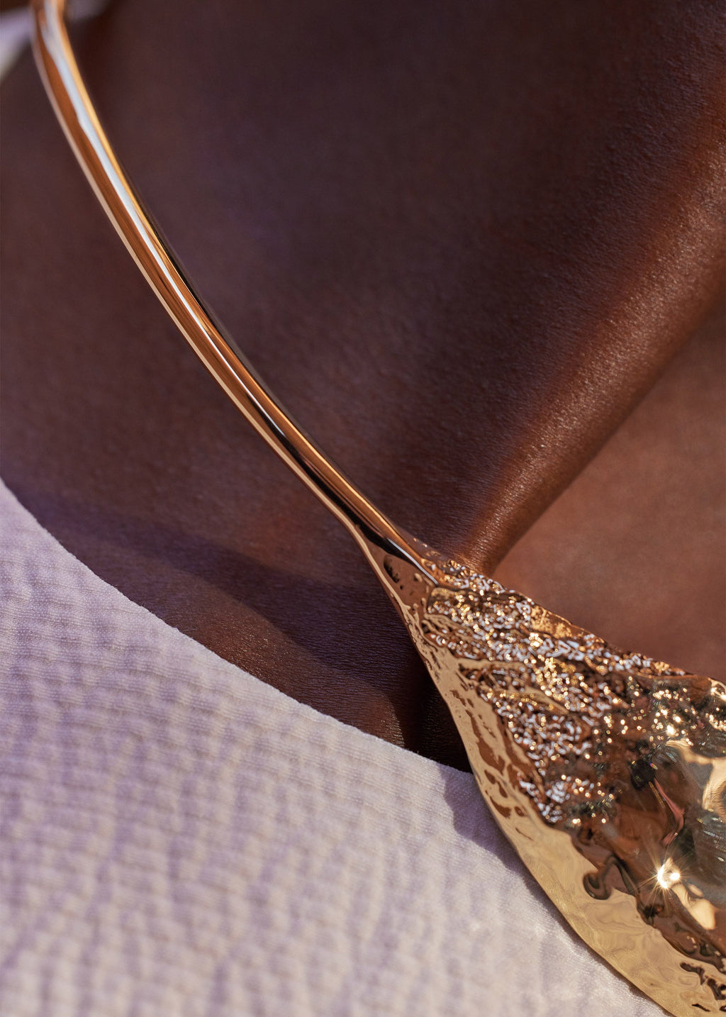 Necklace - 24 carat gold gilded