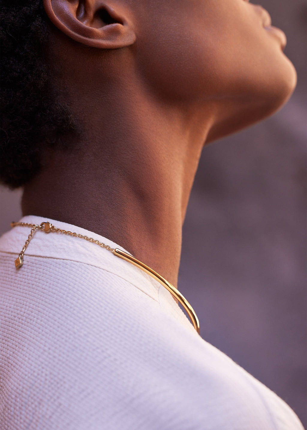 Necklace - 24 carat gold gilded