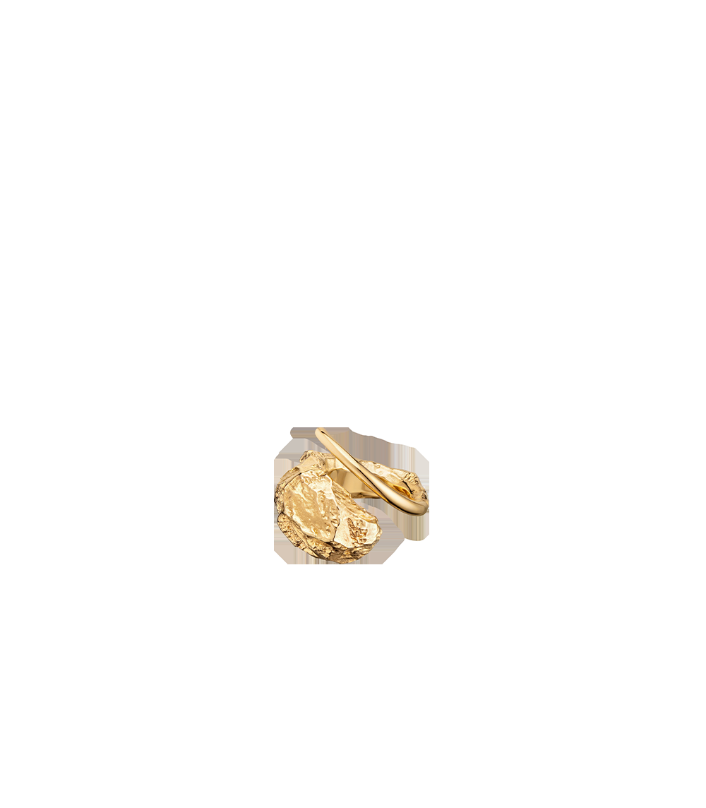 Ring - 24 carat gold gilded
