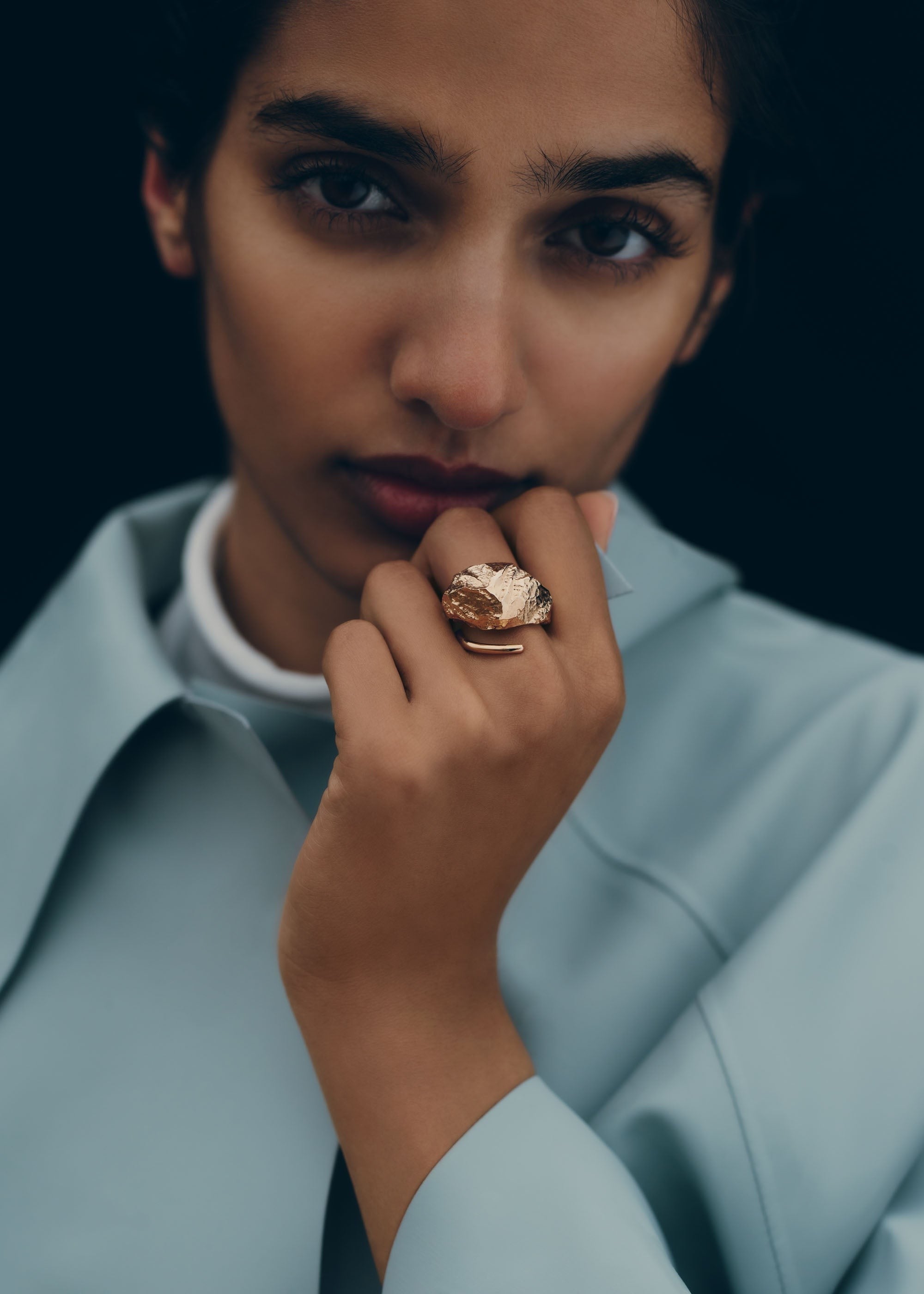 Ring - 24 carat gold gilded