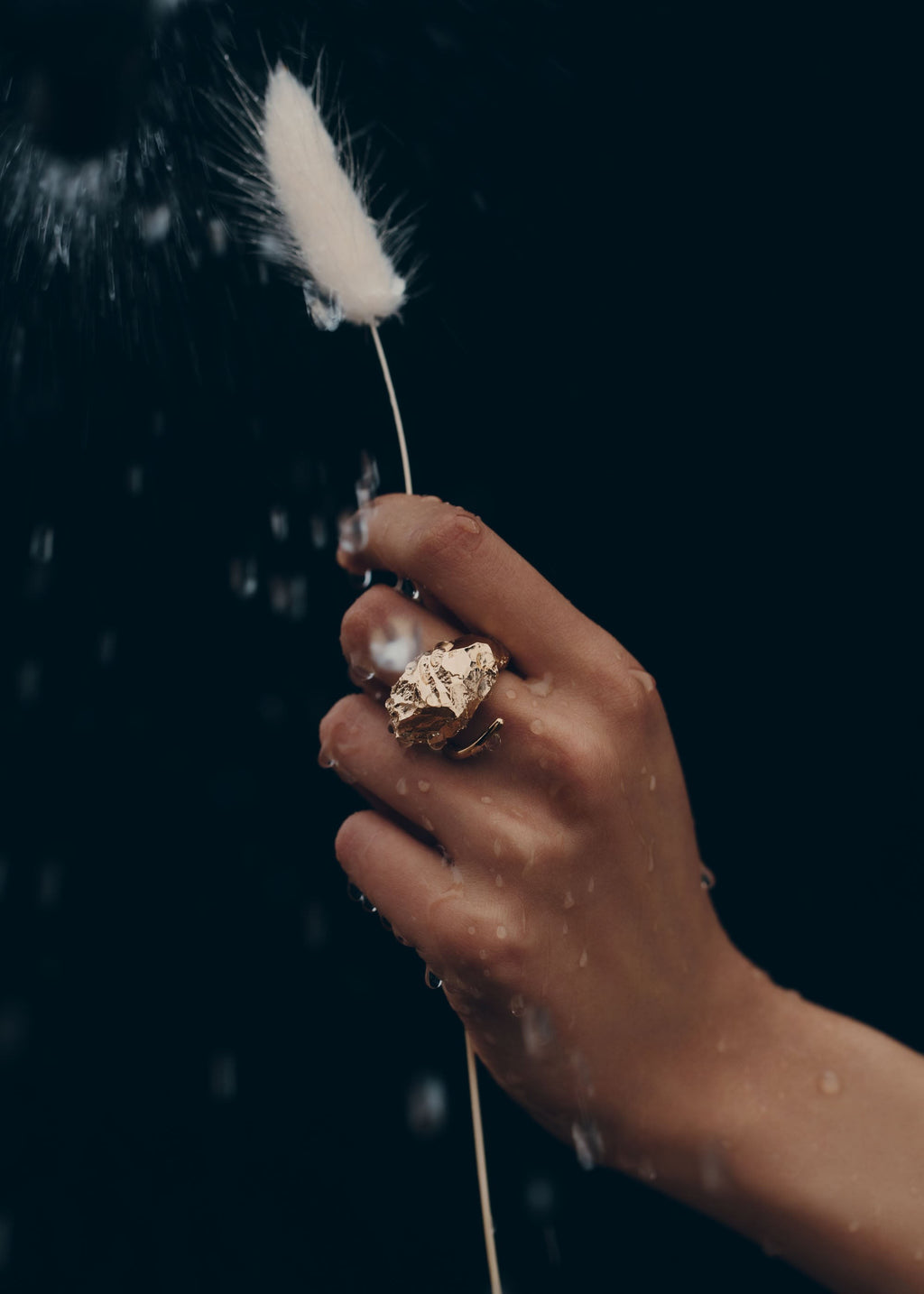 Ring - 24 carat gold gilded