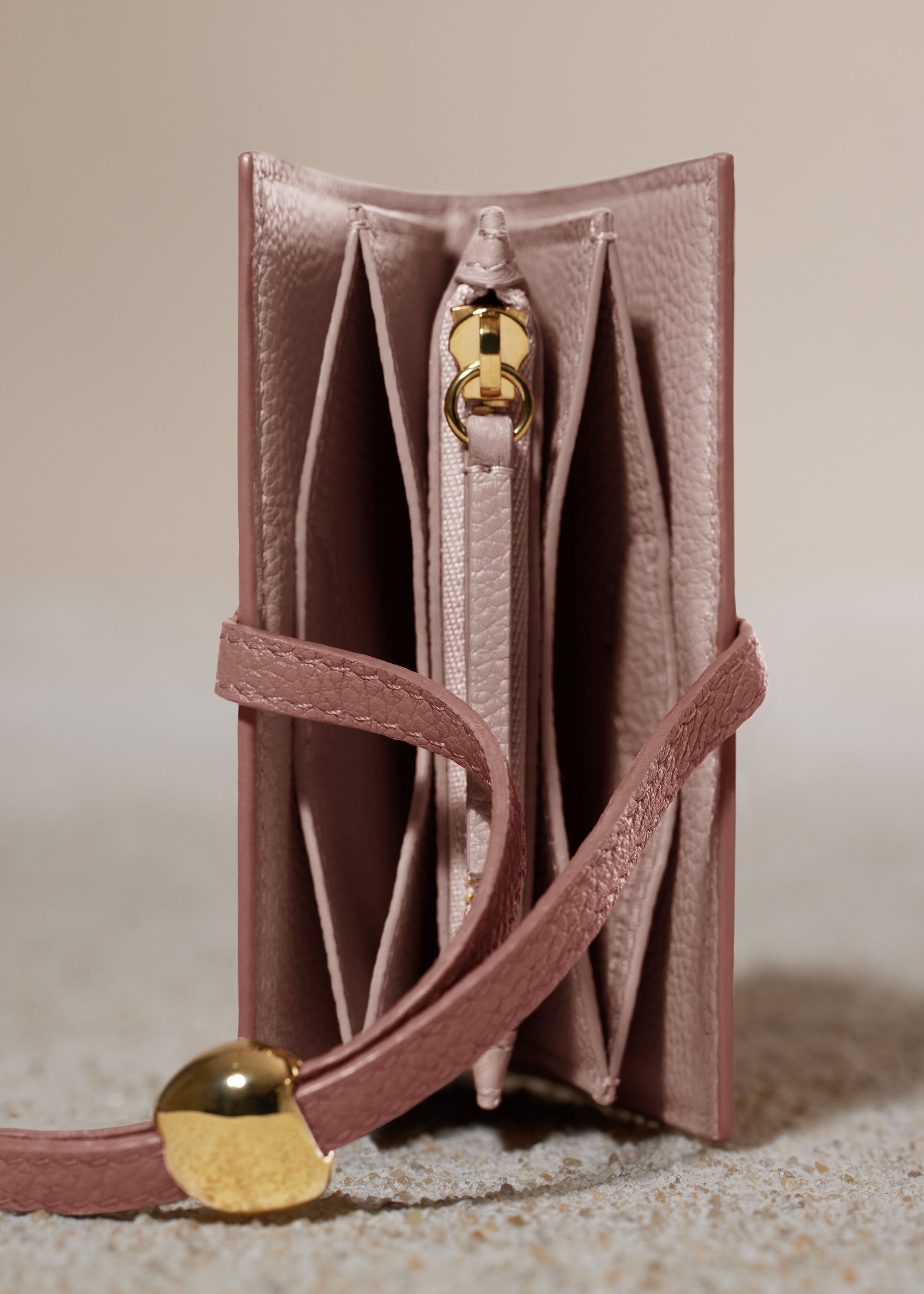 Card Holder - Textured Duo Blush