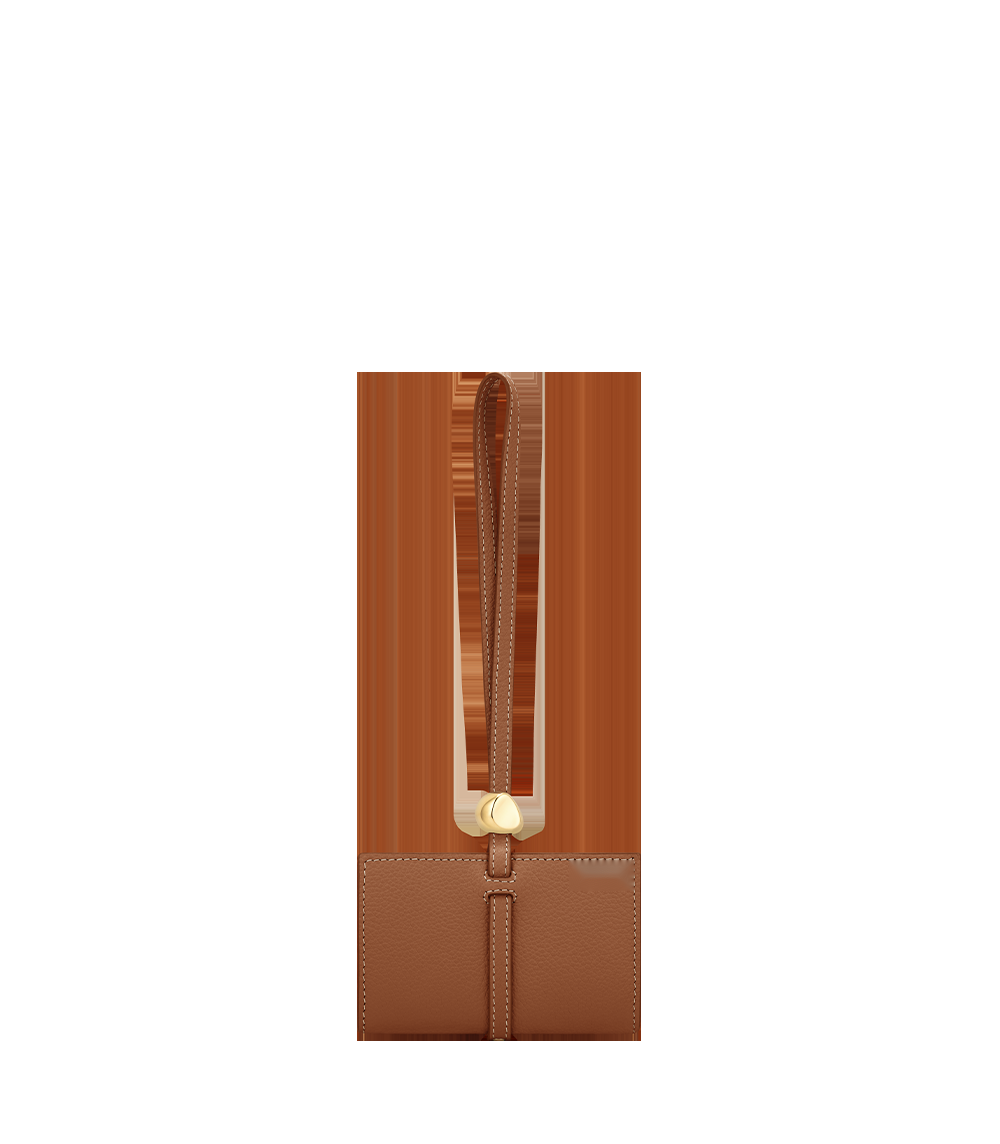 Card Holder - Textured Duo Camel