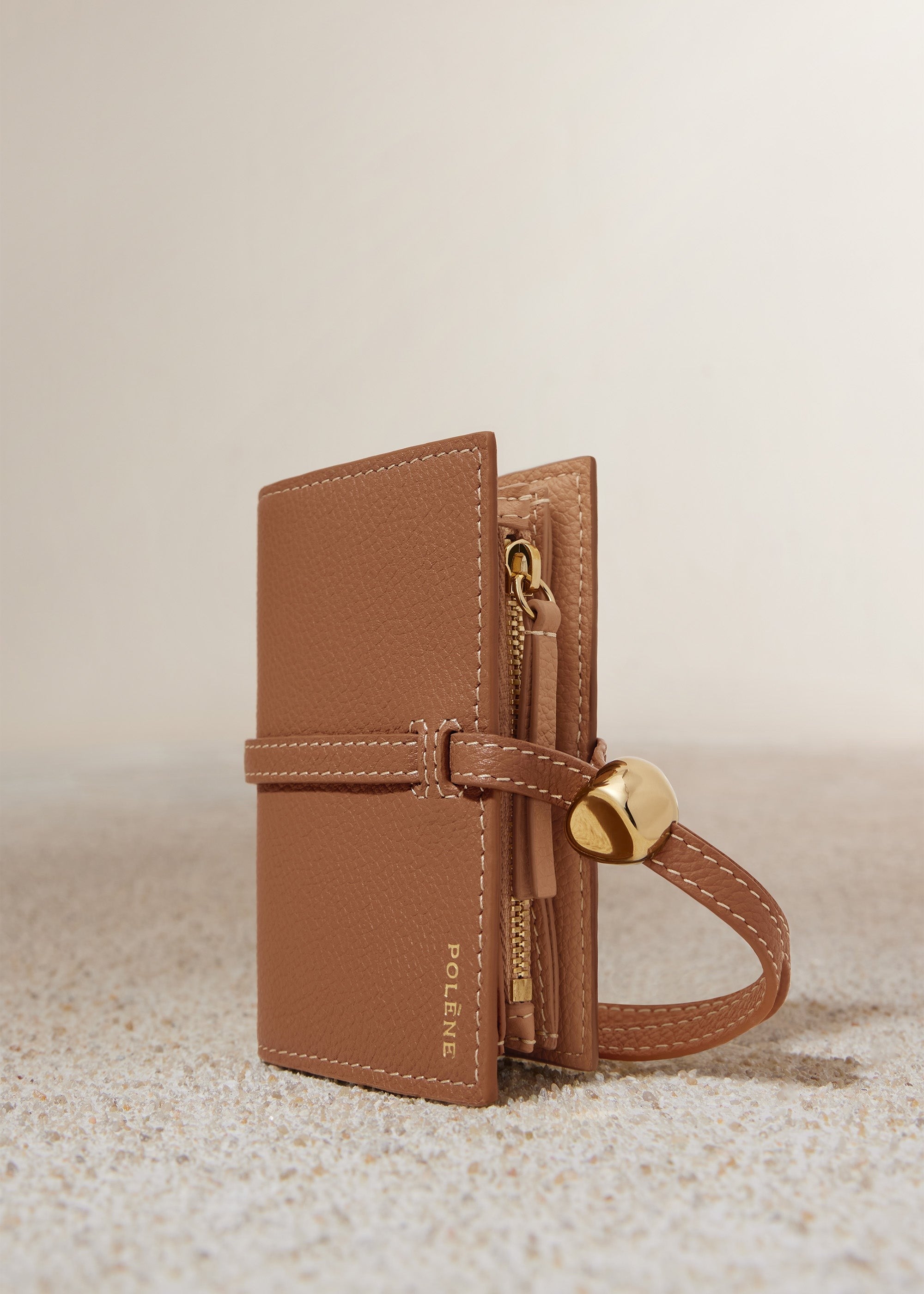 Card Holder - Textured Duo Camel