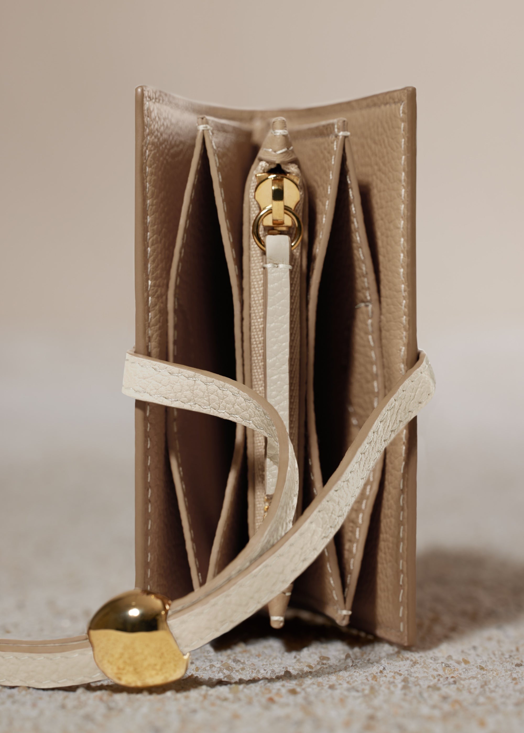 Card Holder - Textured Duo Chalk