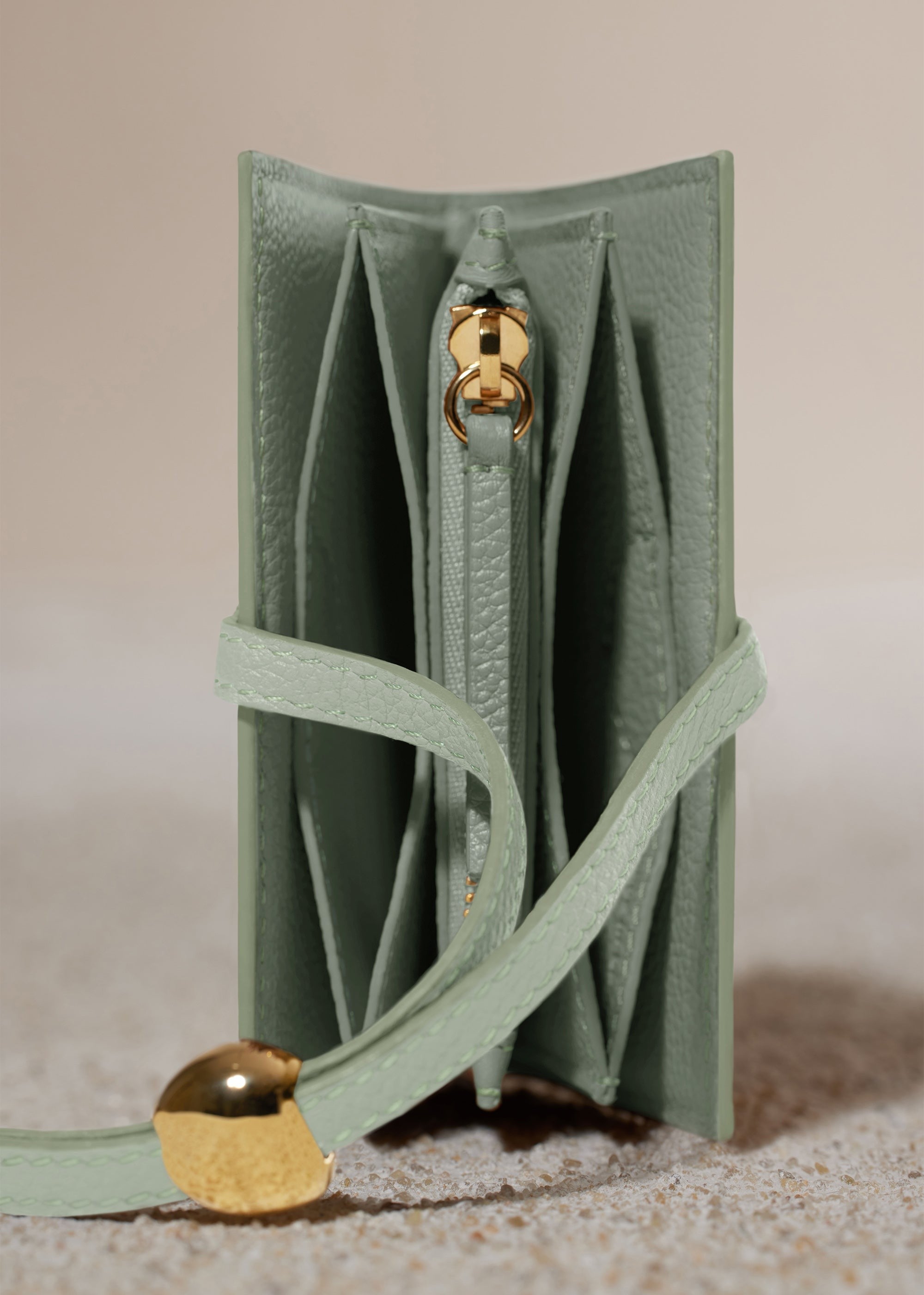 Card Holder - Textured Duo Fresh Almond