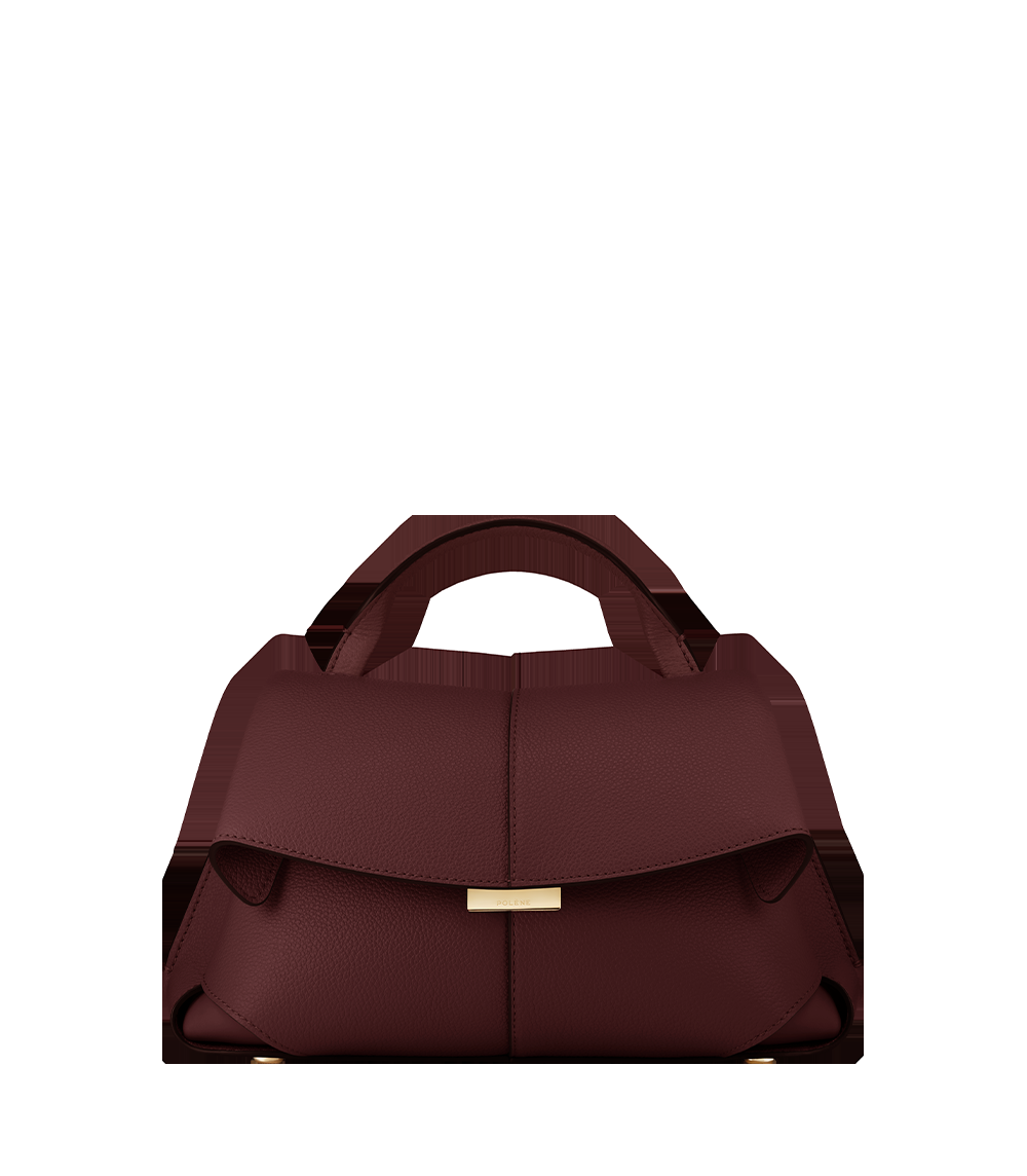 Mini Handbag - Textured Black Cherry