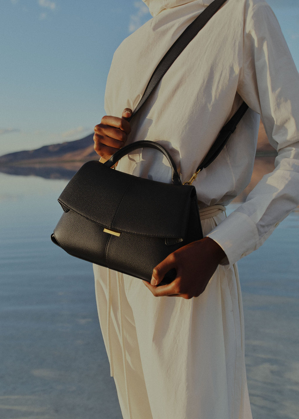 Mini Handbag - Textured Black