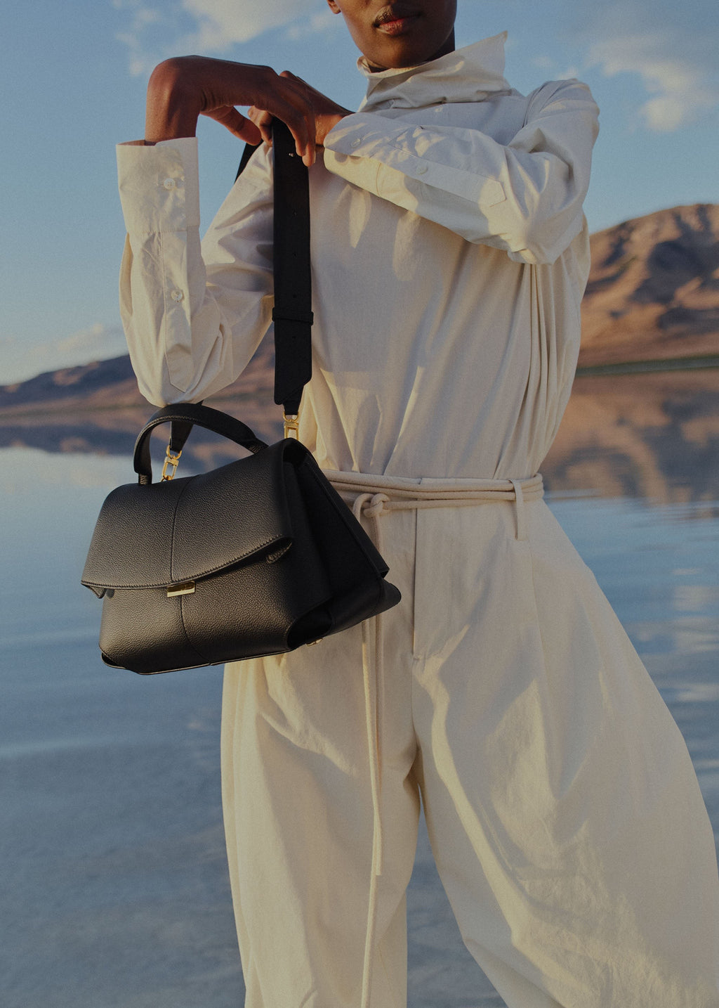 Mini Handbag - Textured Black