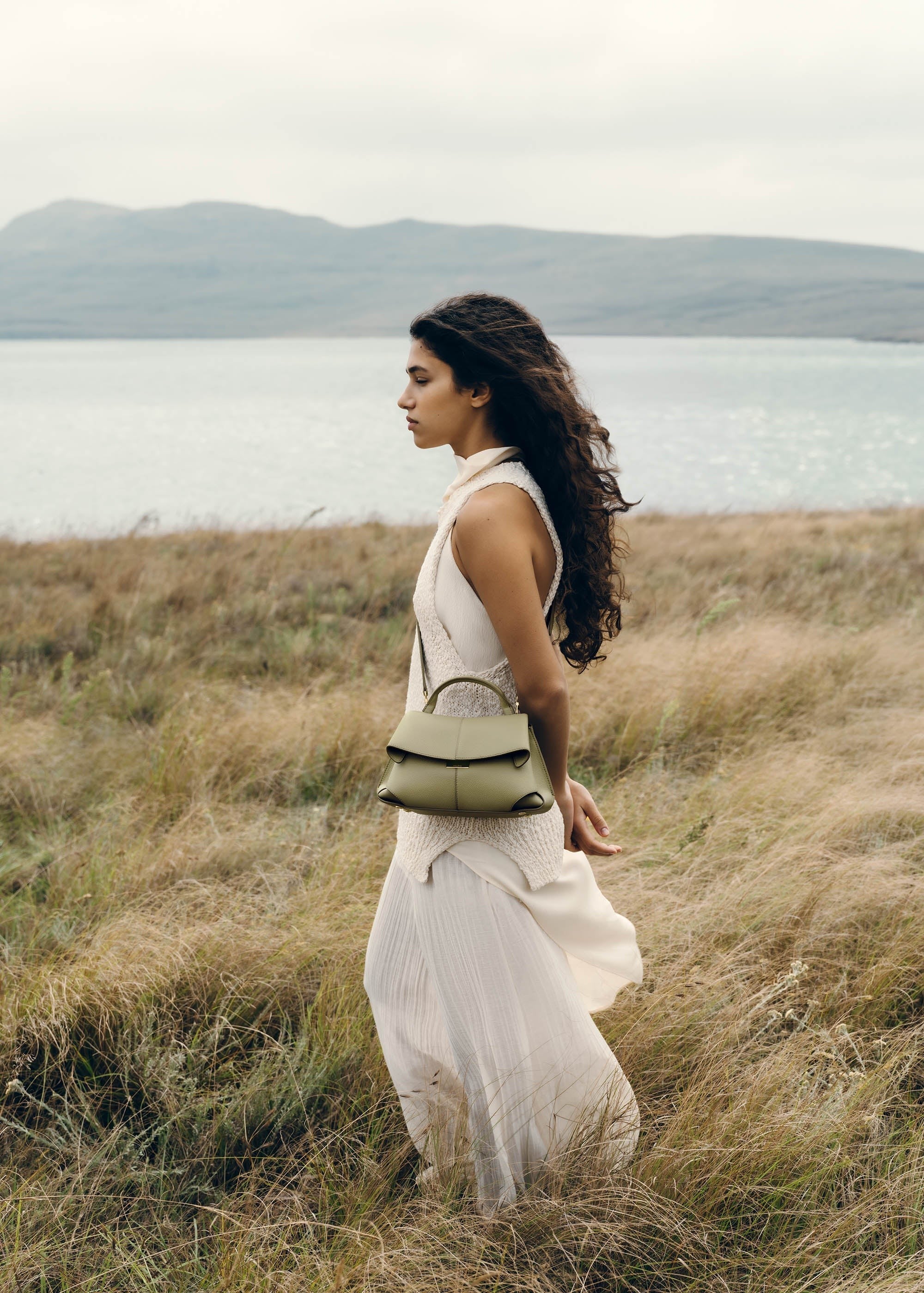 Mini Handbag - Textured Linden