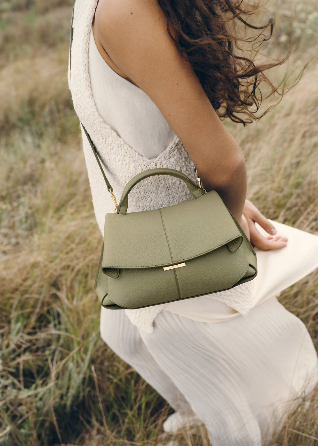 Mini Handbag - Textured Linden