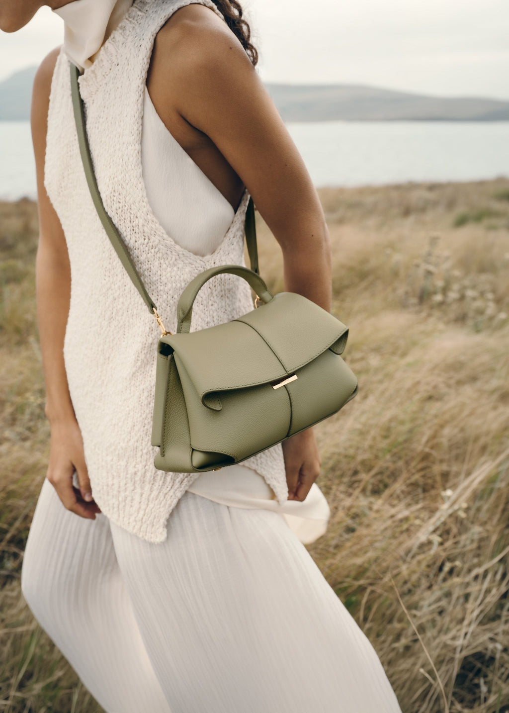 Mini Handbag - Textured Linden
