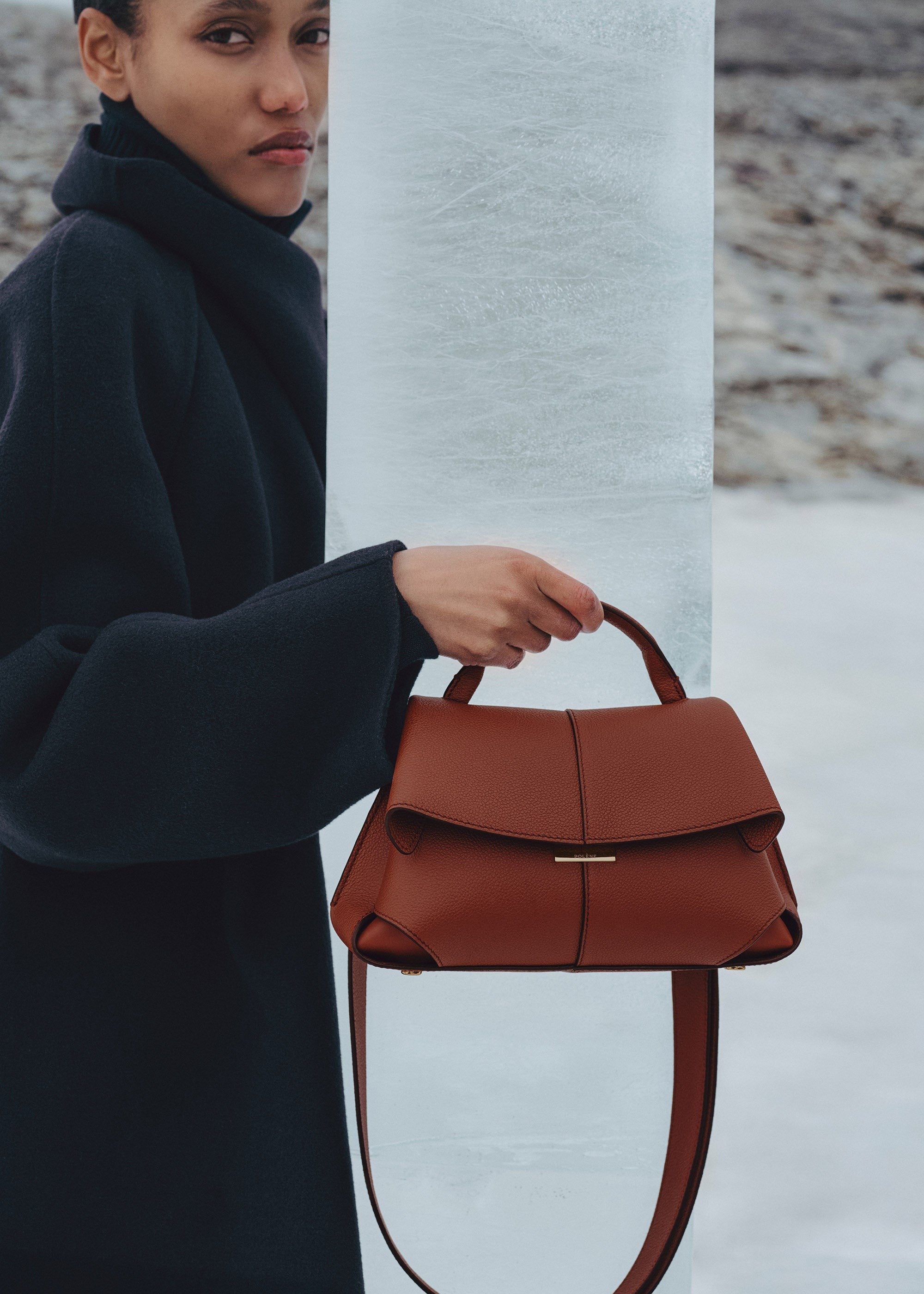 Mini Handbag - Textured Red Clay