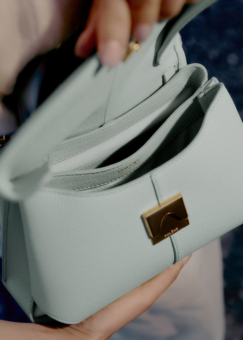 Mini Handbag - Textured Sea Foam