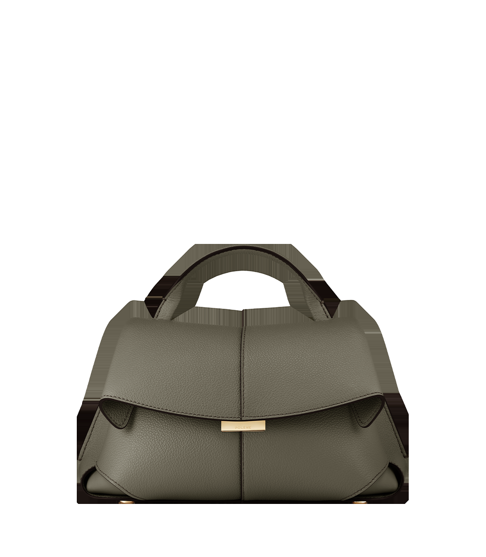 Mini Handbag - Textured Smoky Green