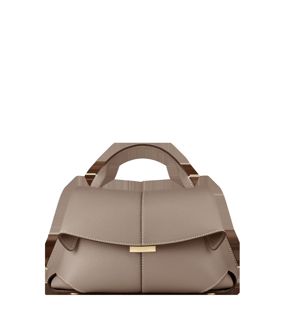 Mini Handbag - Textured Taupe