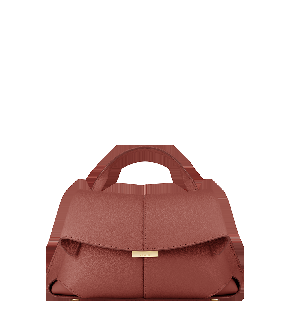 Mini Handbag - Textured Terracotta