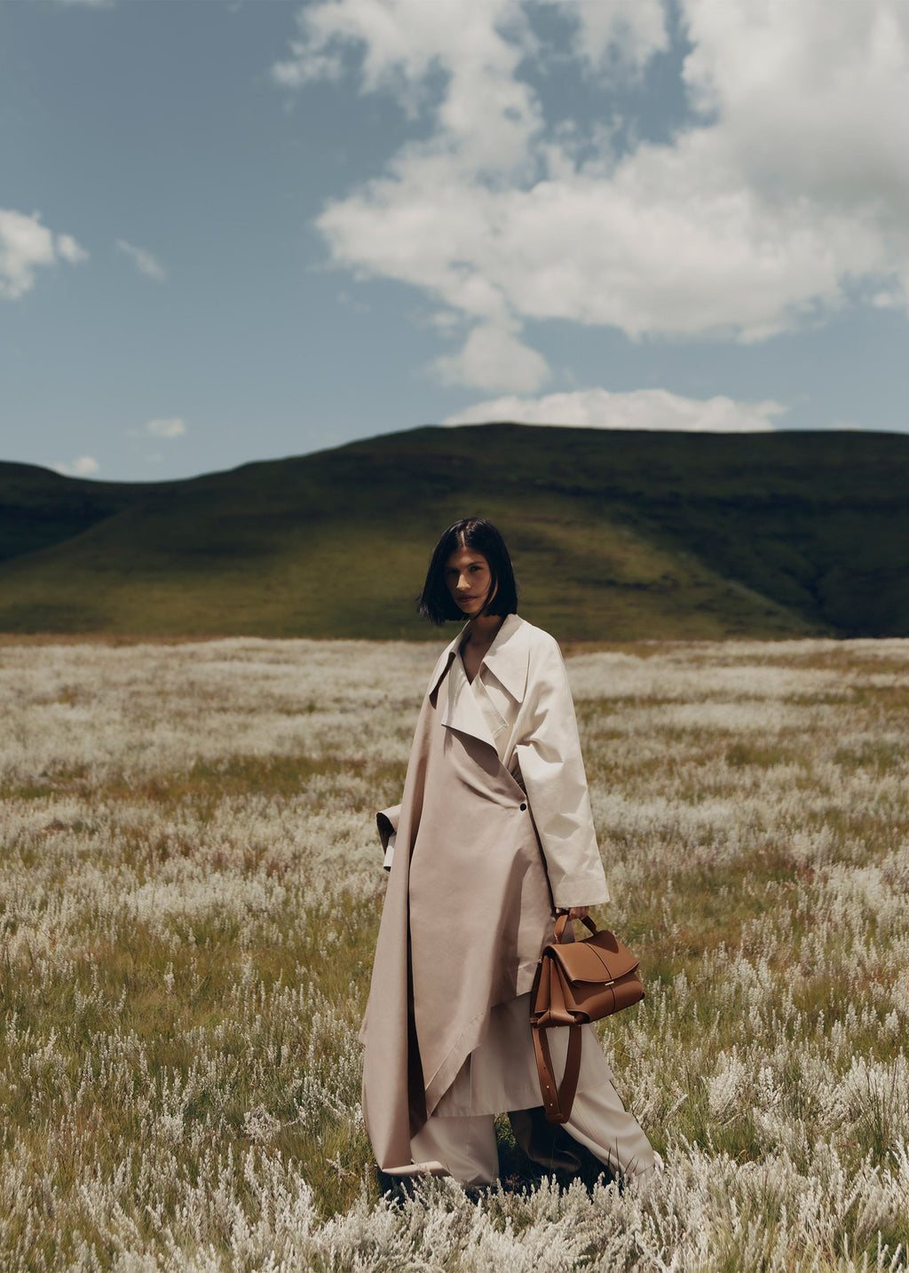 Handbag - Textured Camel
