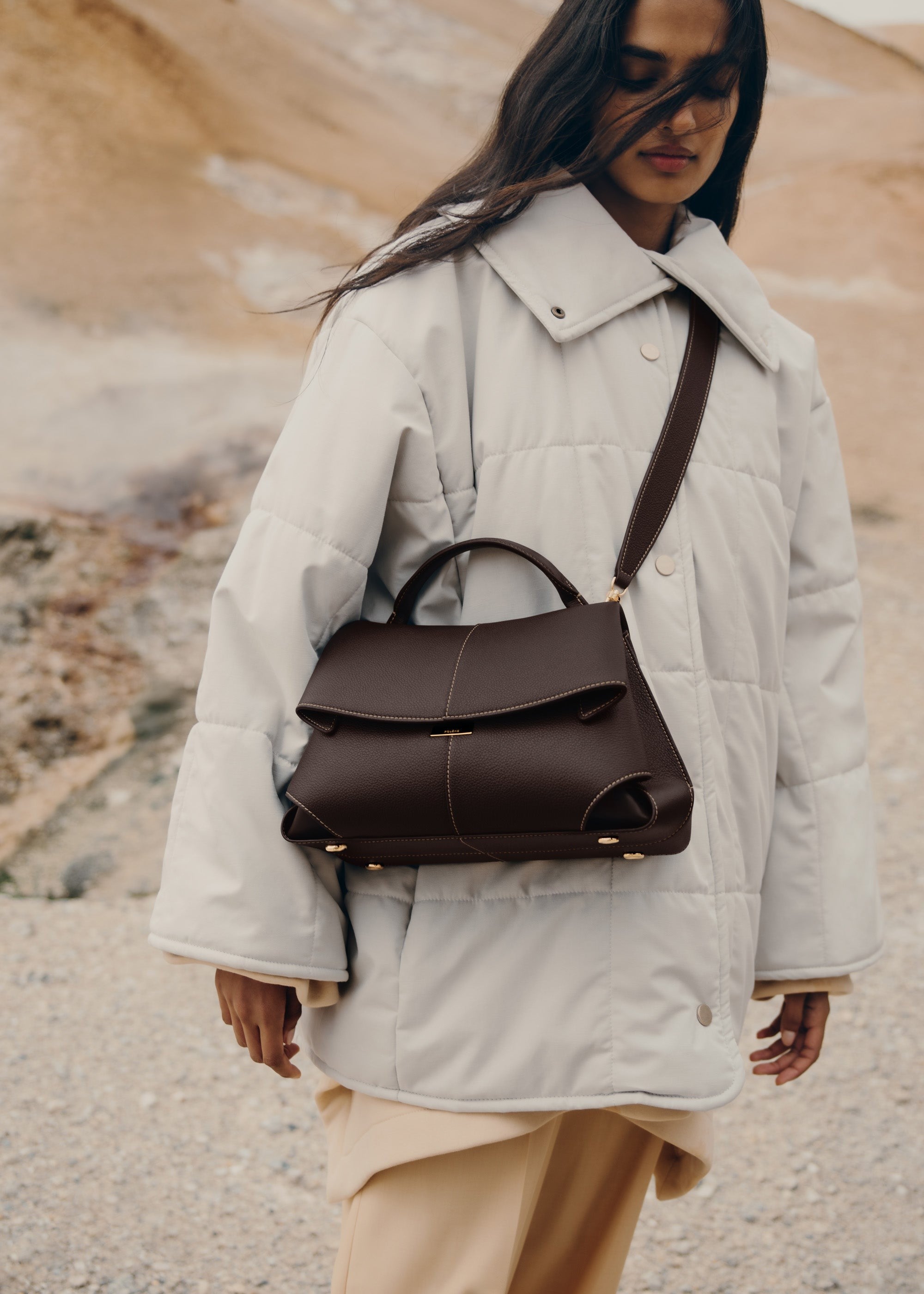 Handbag - Textured Ebony
