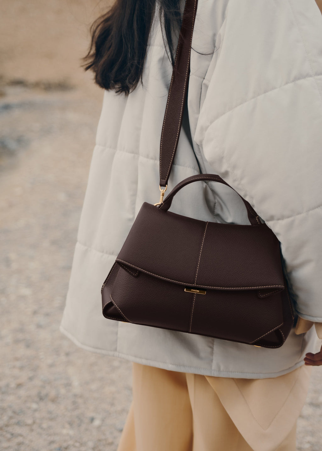 Handbag - Textured Ebony