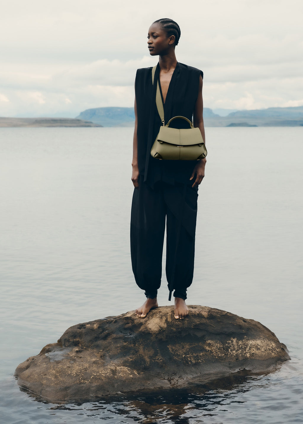 Handbag - Textured Linden