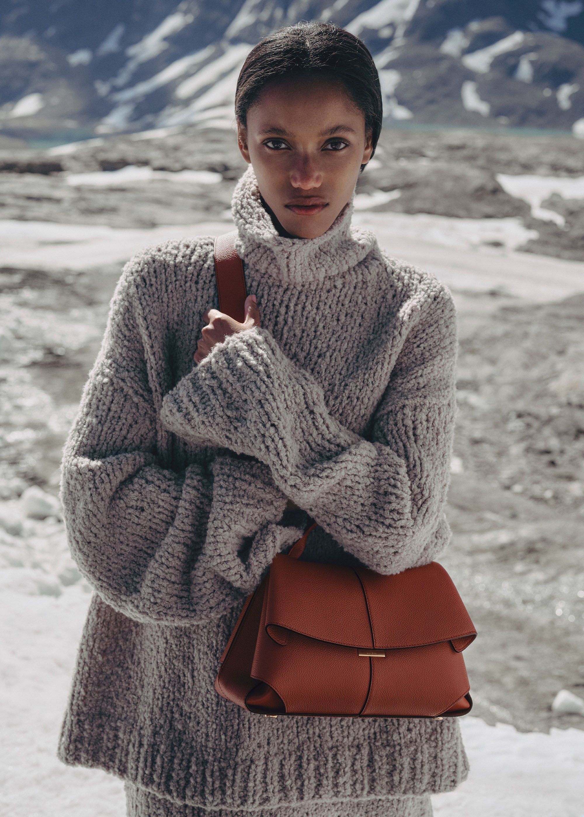 Handbag - Textured Red Clay