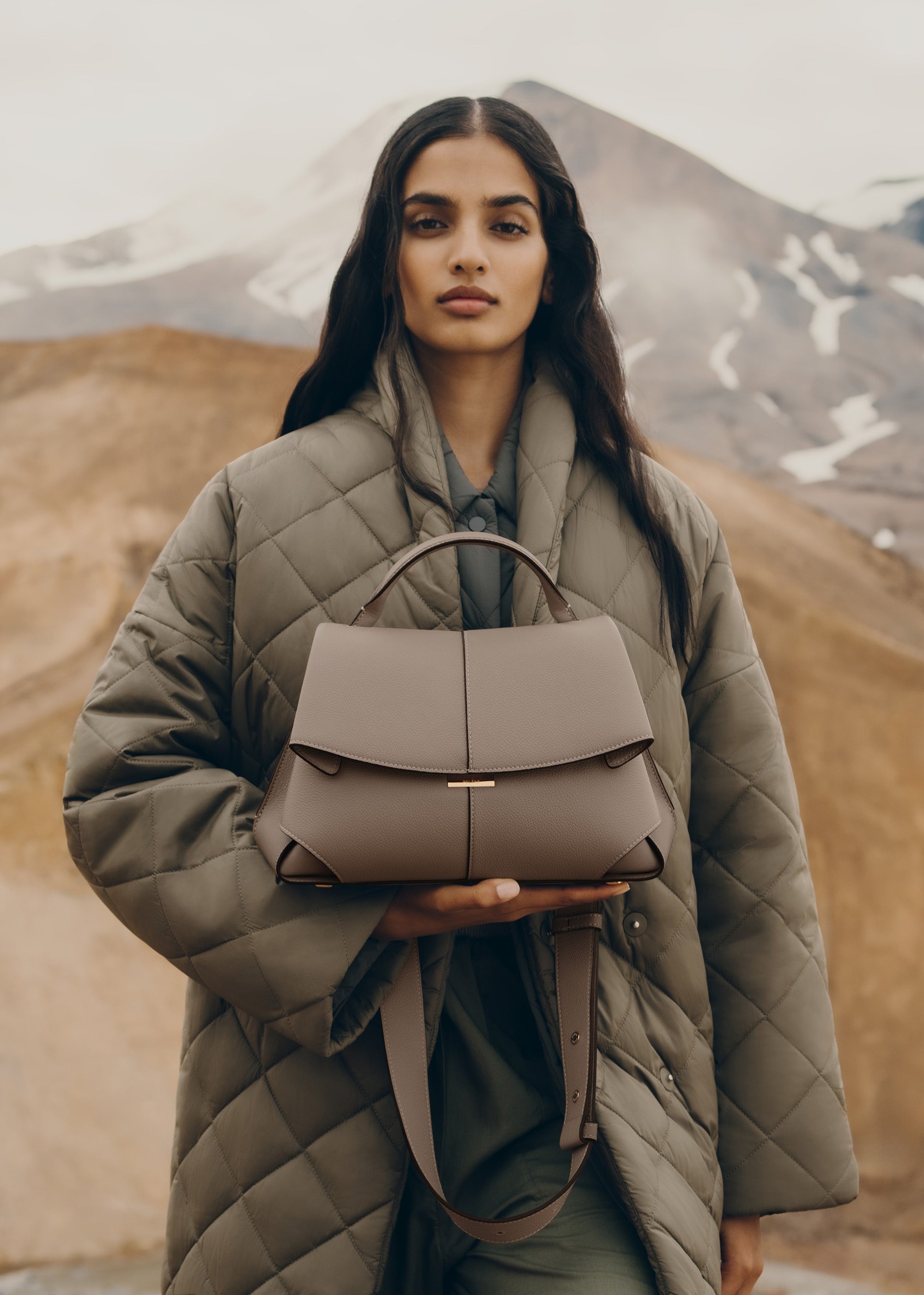 Handbag - Textured Taupe