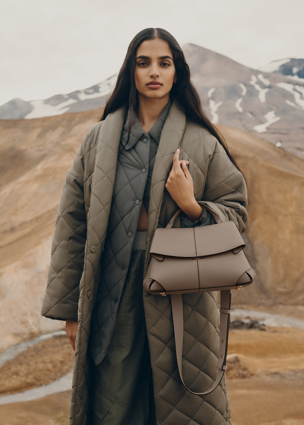 Handbag - Textured Taupe