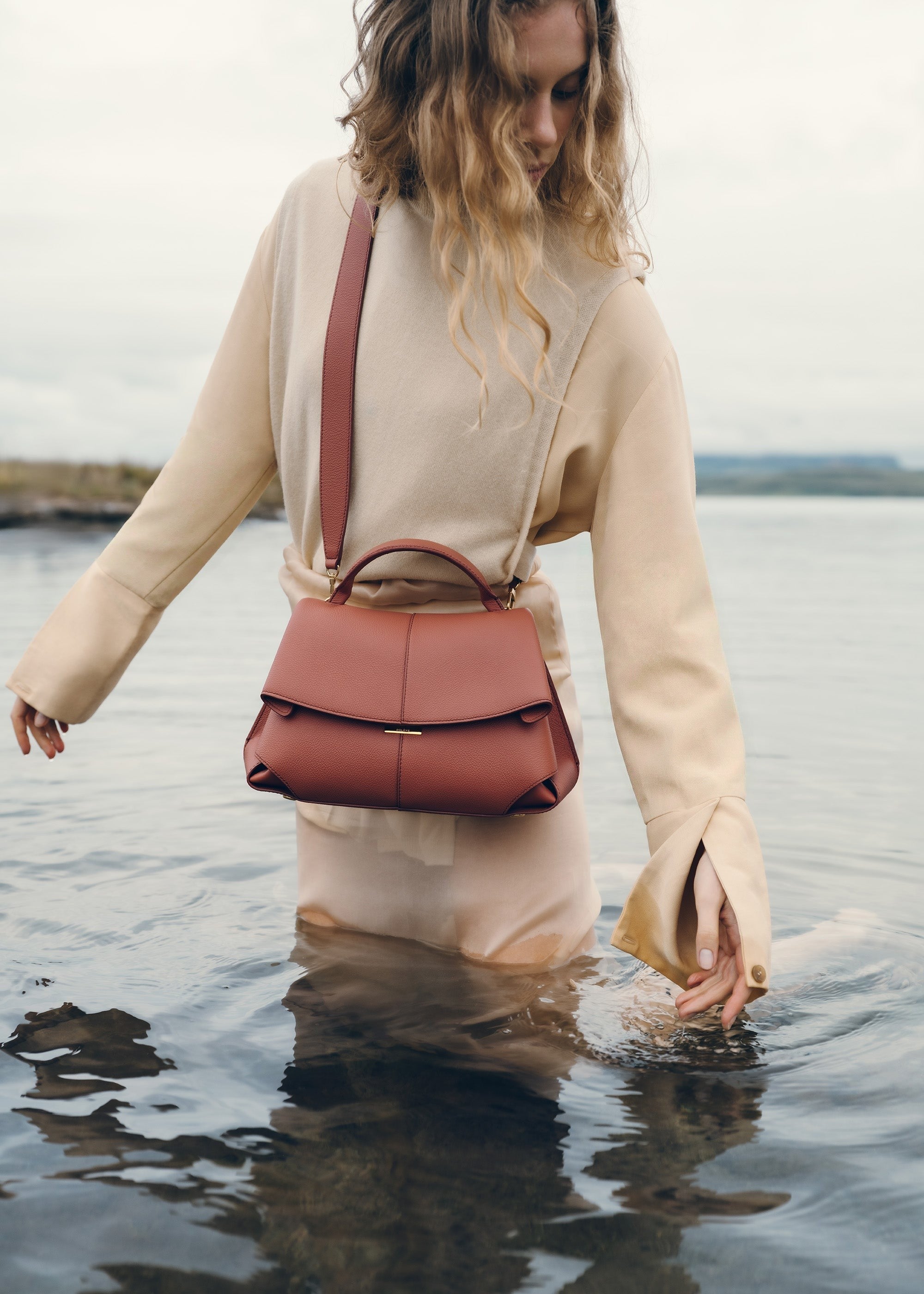 Handbag - Textured Terracotta
