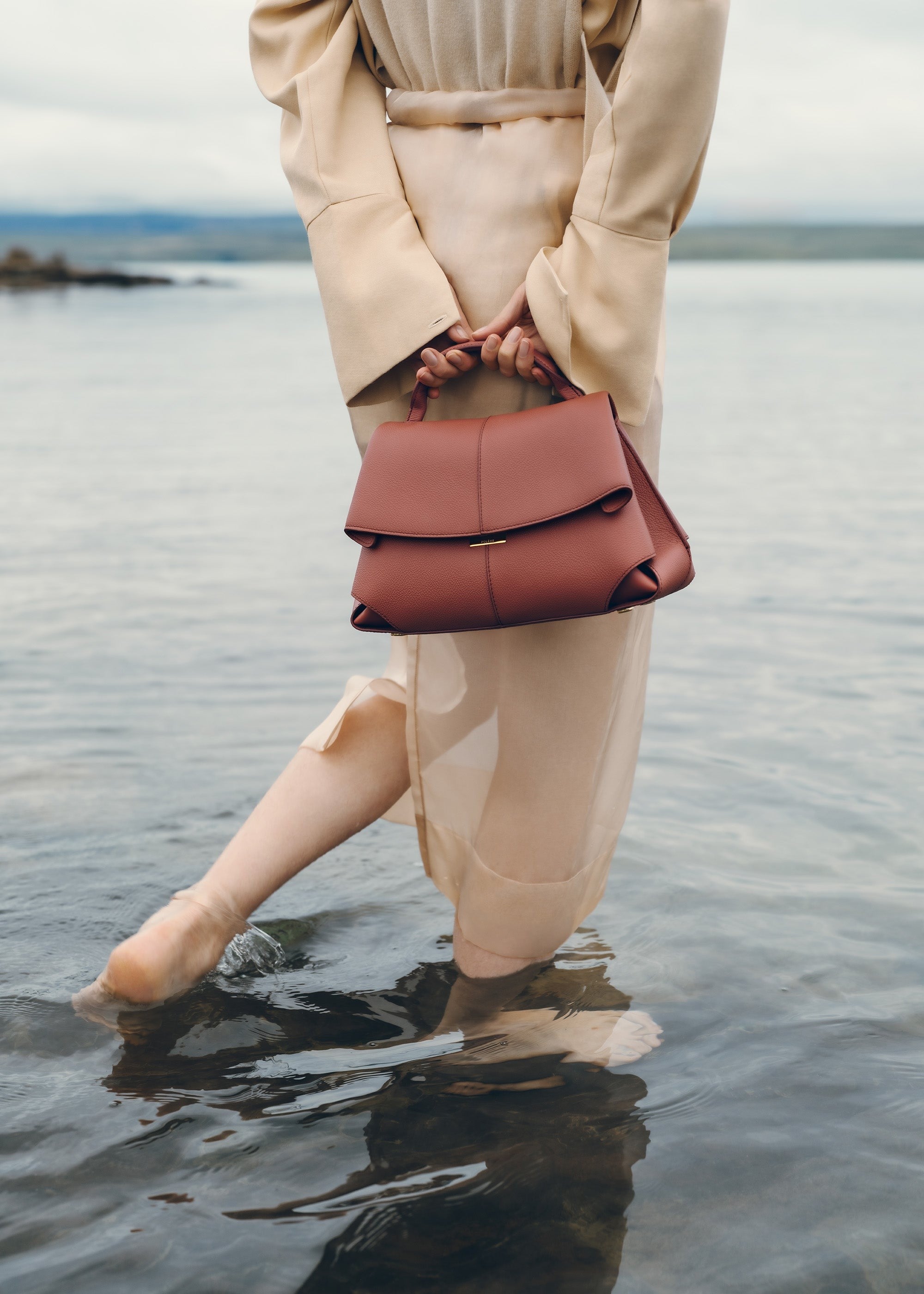 Handbag - Textured Terracotta