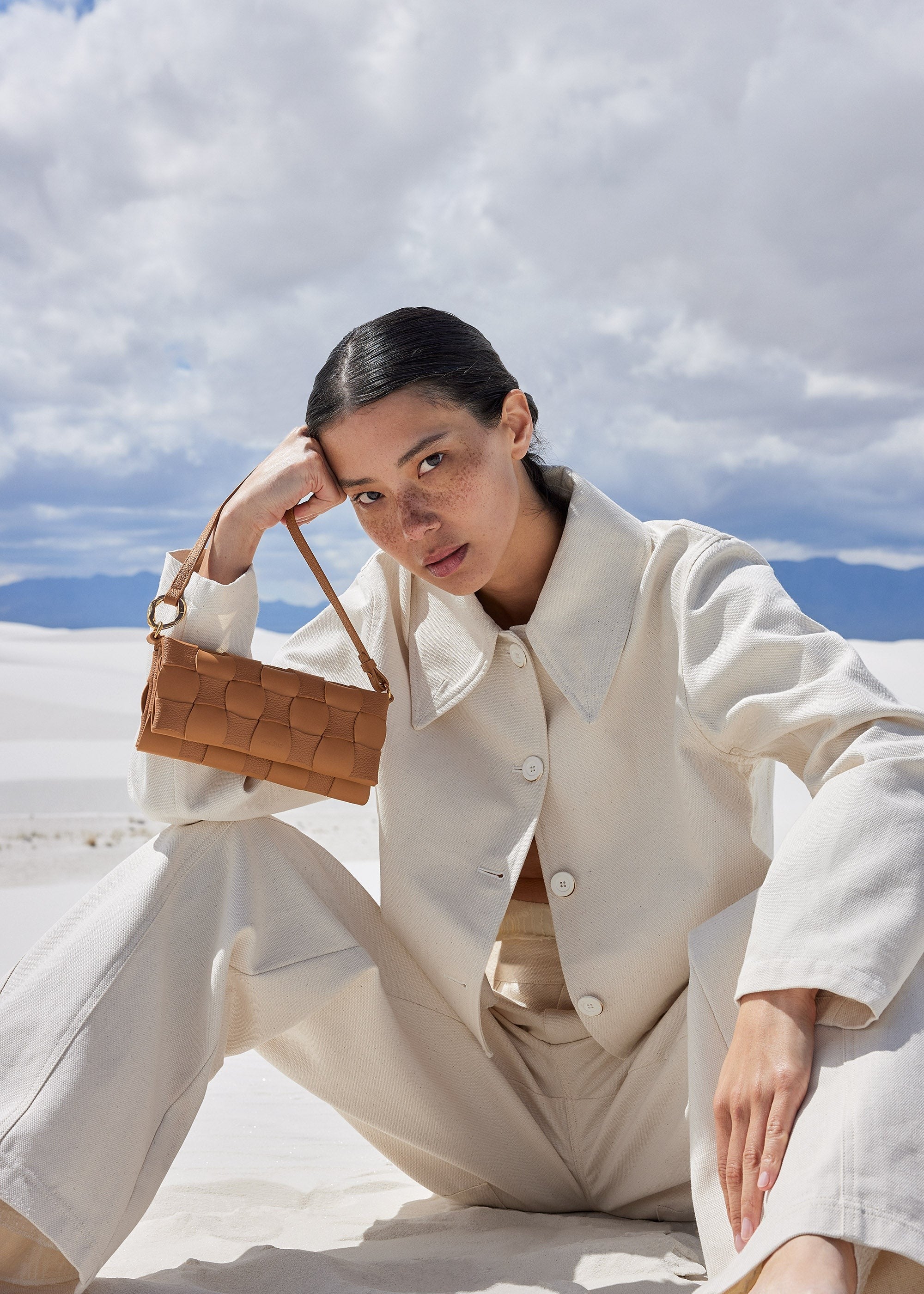 Handbag - Duo Camel