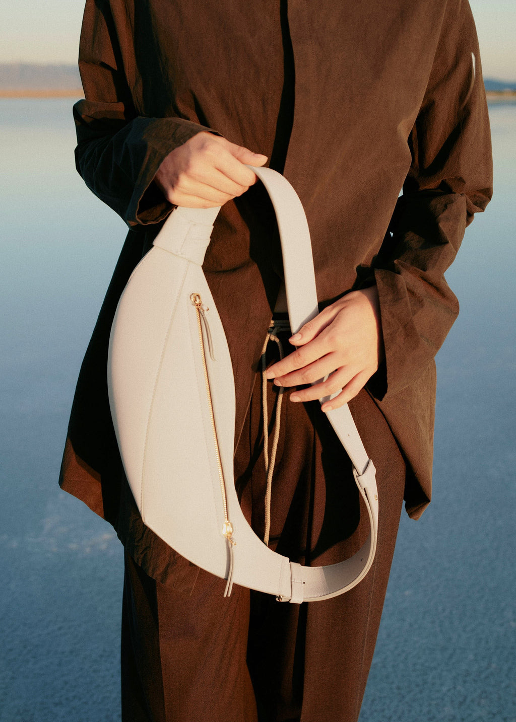 Handbag - Smooth Chalk