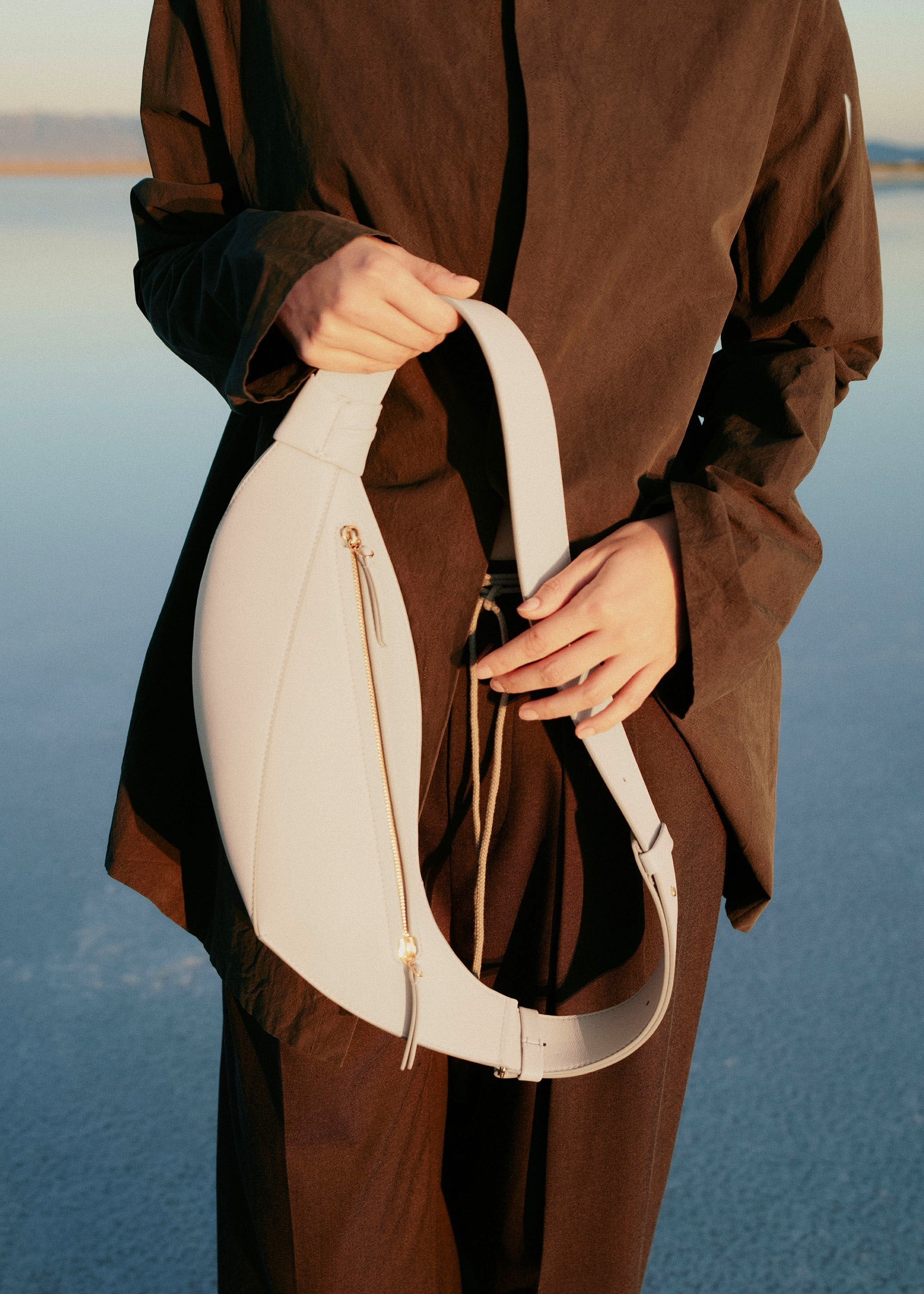 Handbag - Smooth Chalk