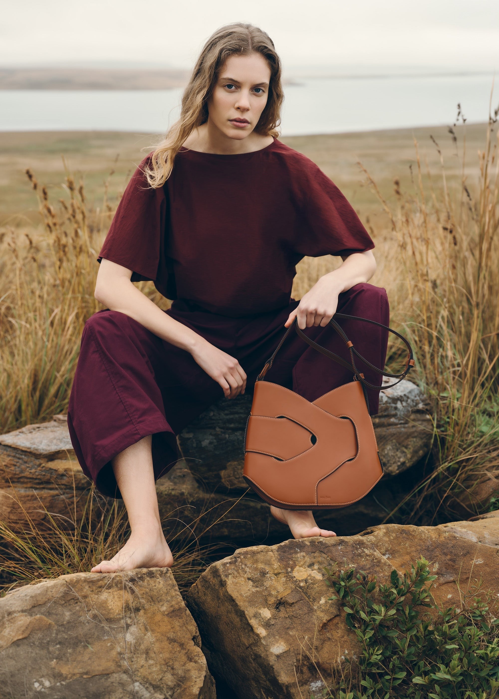 Handbag - Smooth Cognac