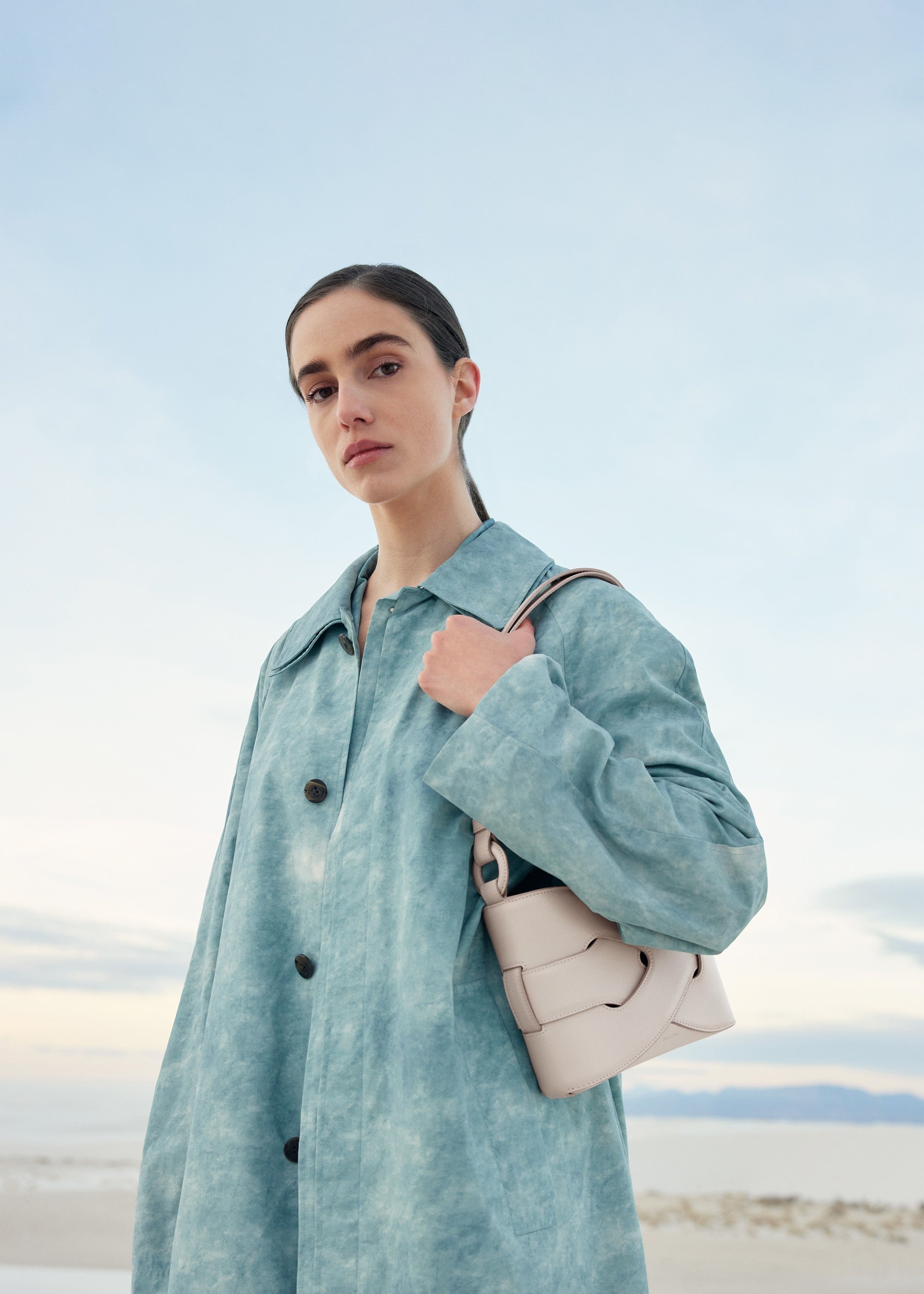 Handbag - Smooth Chalk