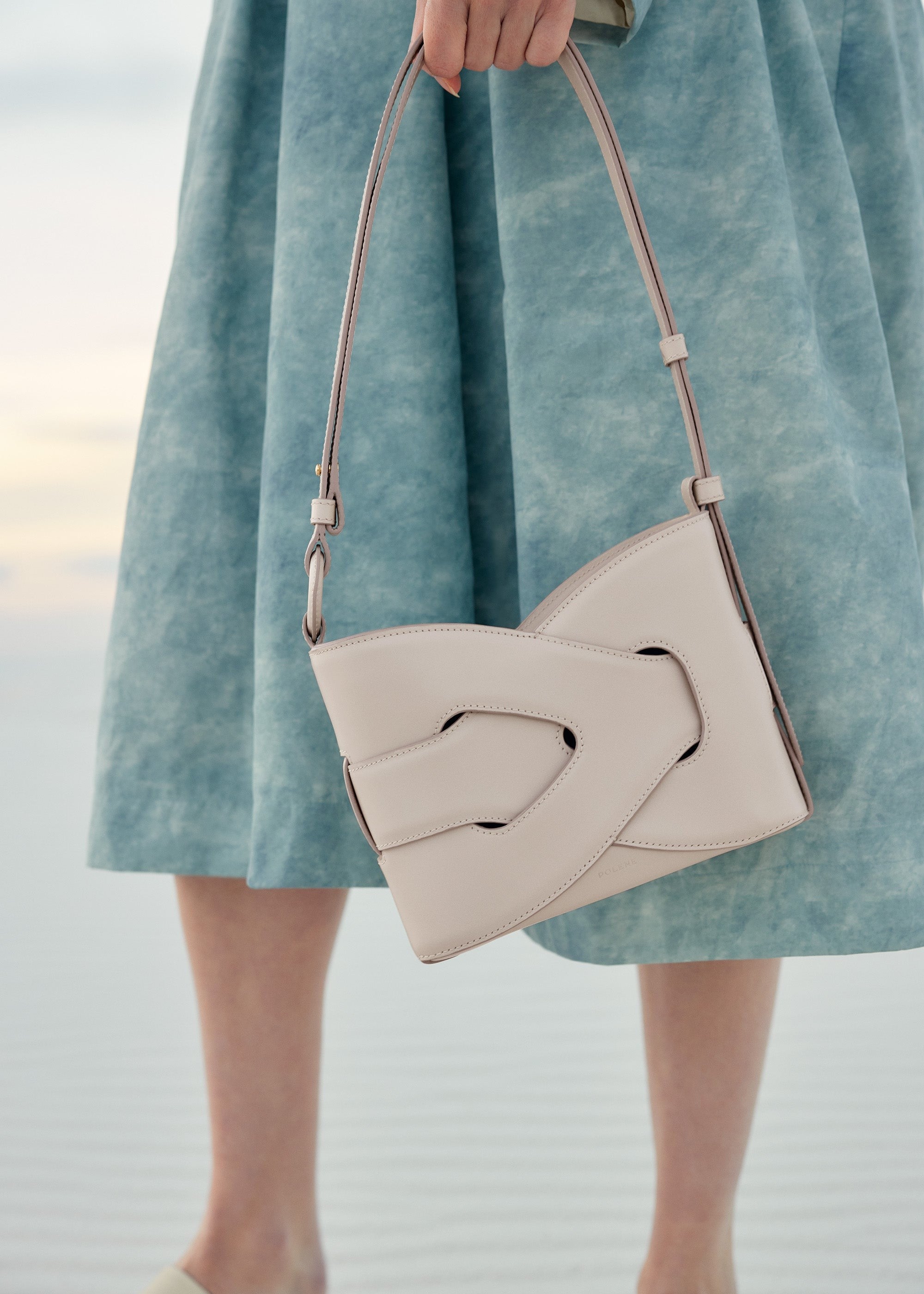 Handbag - Smooth Chalk