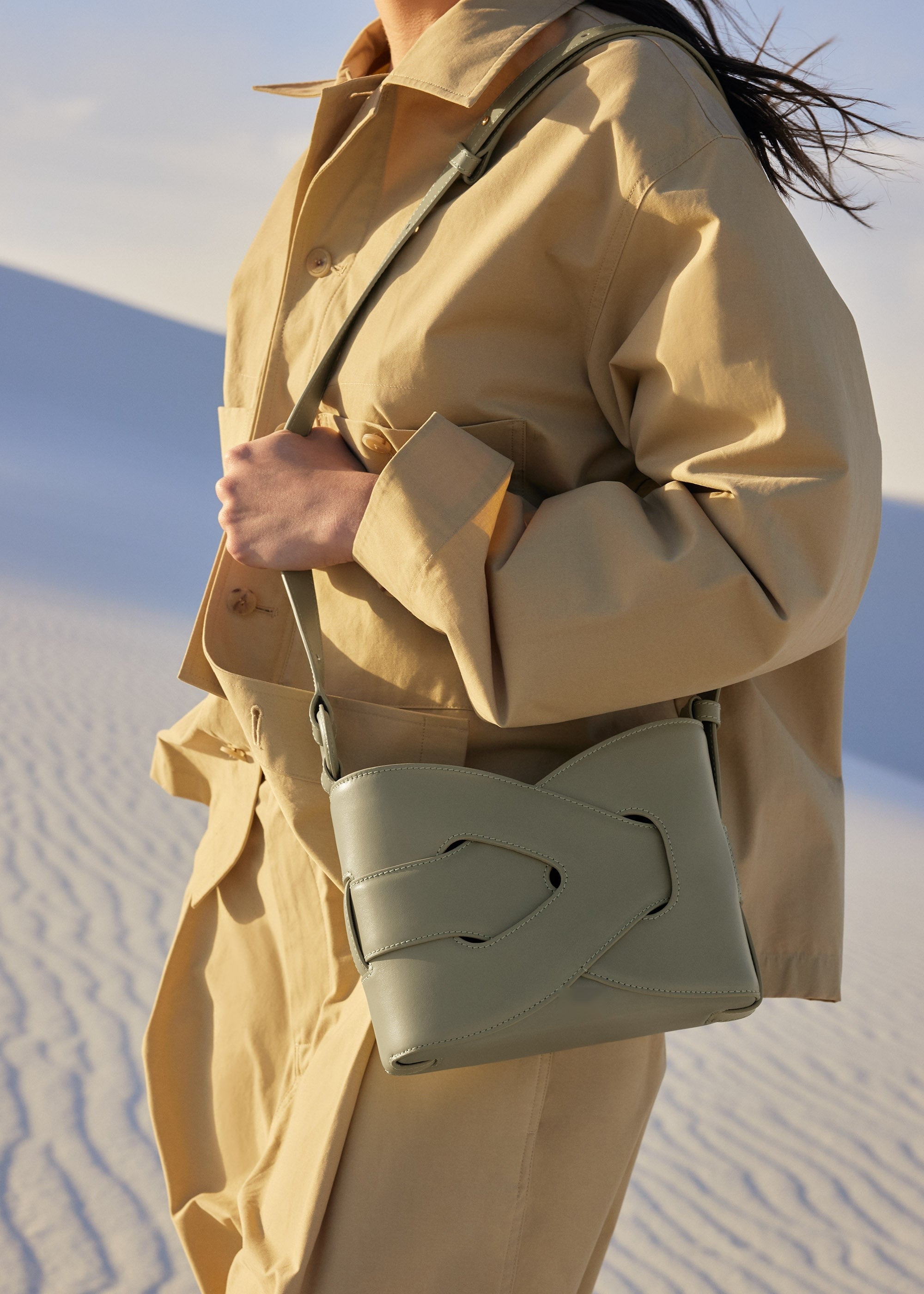 Handbag - Smooth Olive
