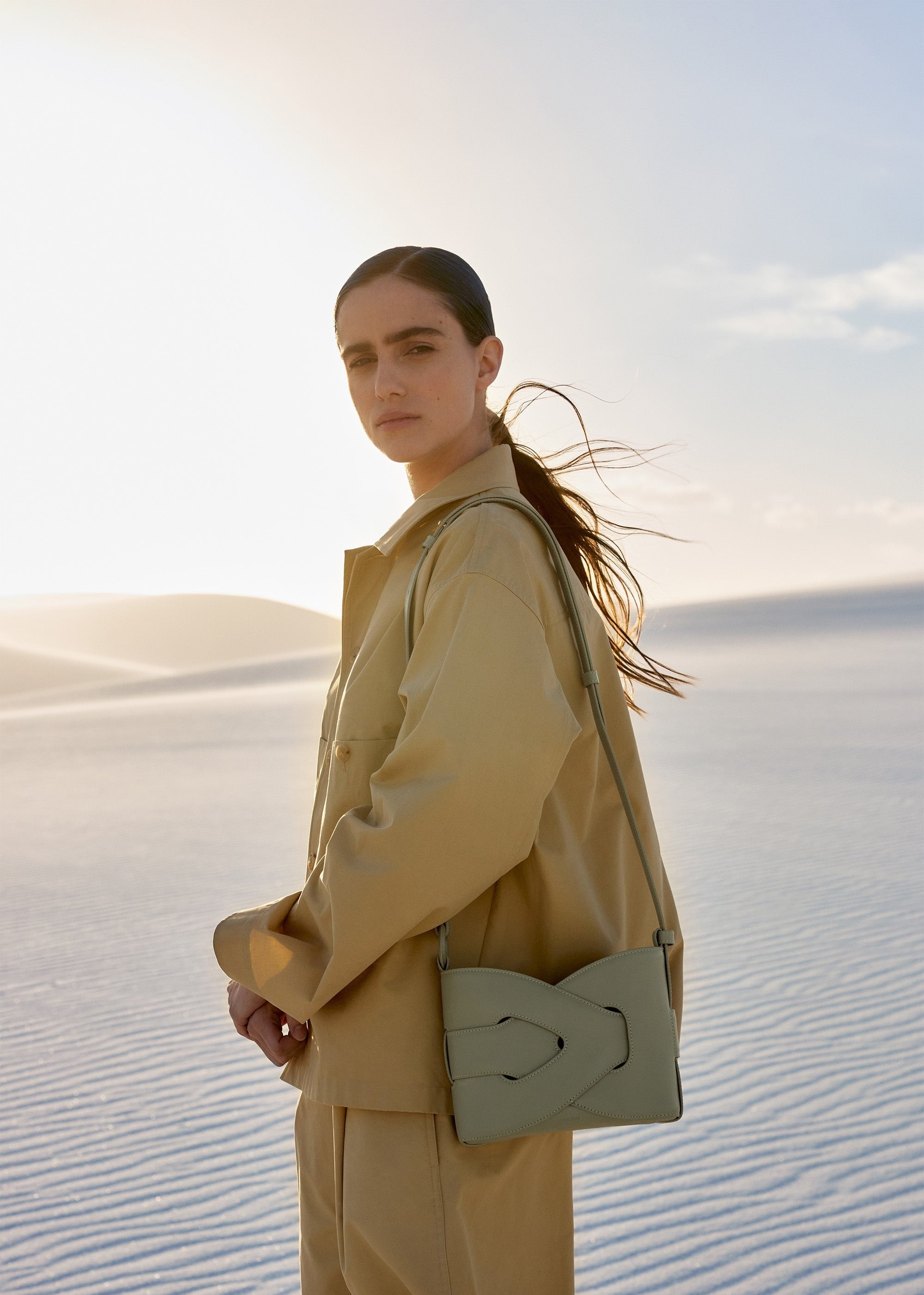 Handbag - Smooth Olive