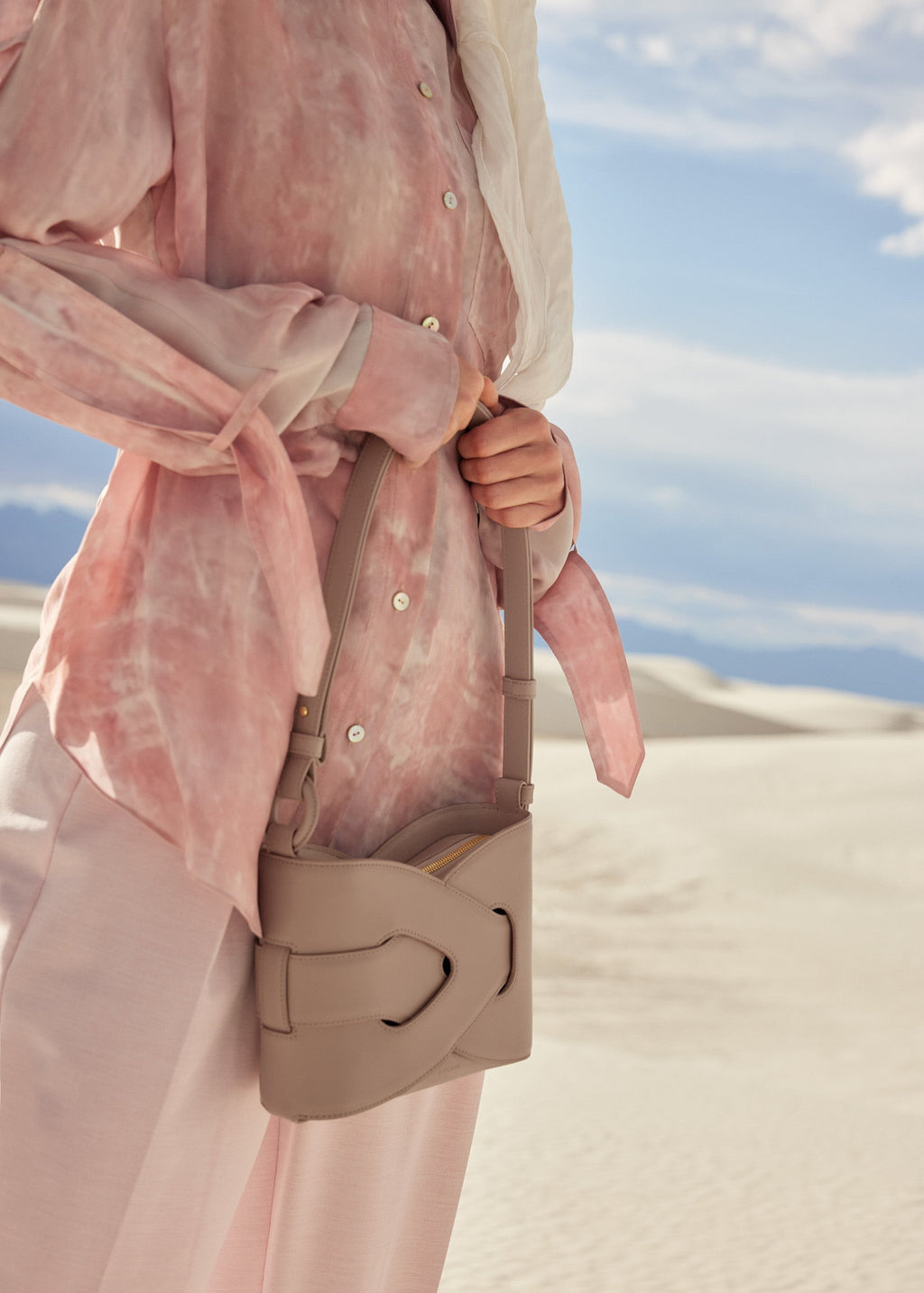 Handbag - Smooth Taupe