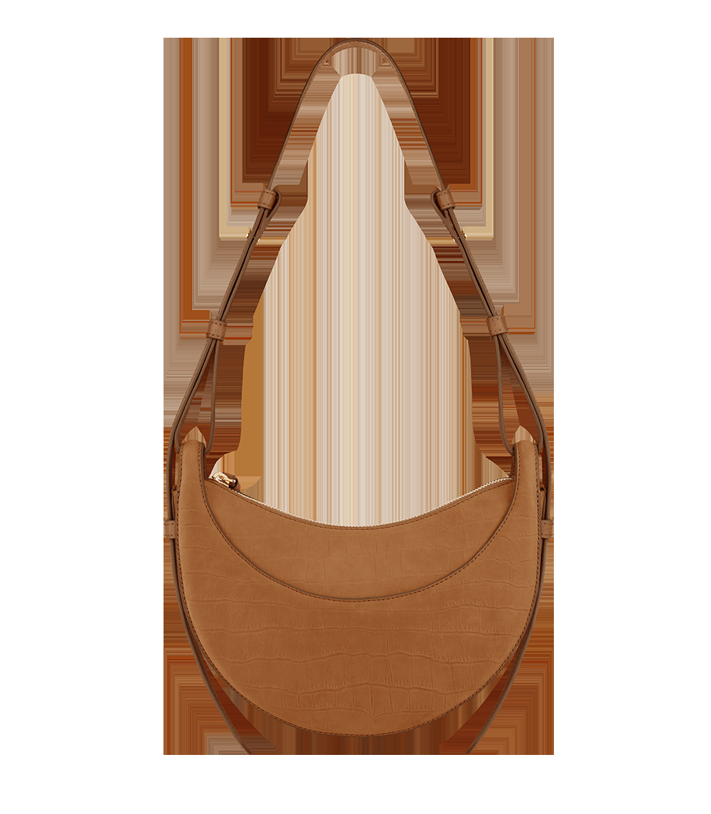 Handbag - Crocodile Nubuck Cinnamon
