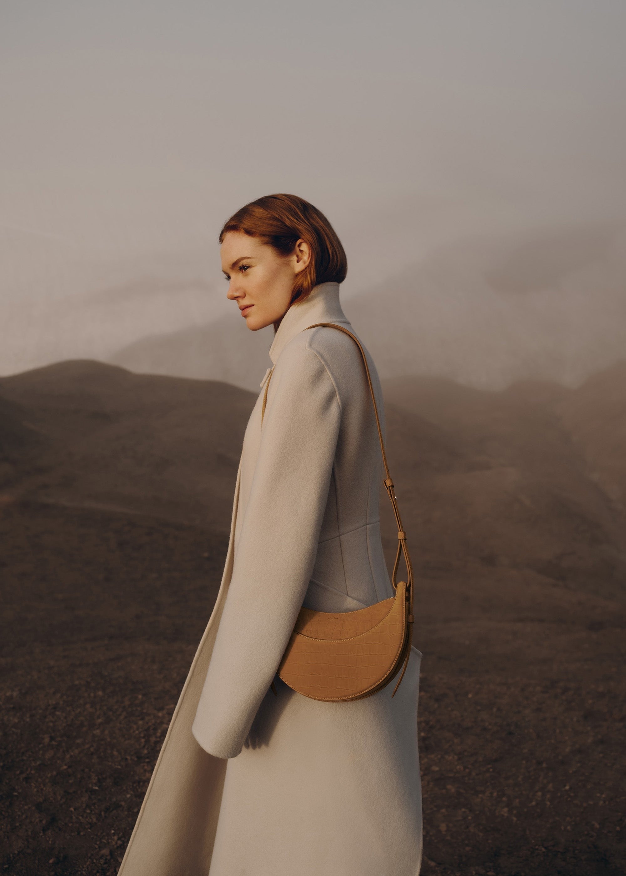 Handbag - Crocodile Nubuck Cinnamon